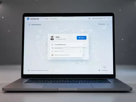 Ein moderner Laptopbildschirm mit einer digitalen E-Mail-Oberfläche in einer professionellen Büroumgebung. - Foto: über boerse-global.de