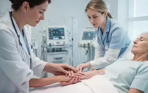 Eine medizinische Fachkraft führt in einer ruhigen klinischen Umgebung eine Akupressur an einem Patienten durch. - Foto: über boerse-global.de