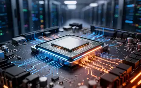 Nahaufnahme eines spezialisierten KI-Hardware-Chips auf einem Server-Motherboard, der fortschrittliches Siliziumdesign repräsentiert. - Foto: über boerse-global.de