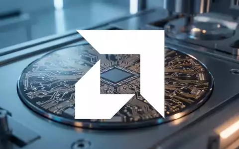 Abstrakte Darstellung einer modernen Halbleiterfertigung mit Fokus auf Mikrochip-Strukturen und technologisches Wachstum. - Foto: über boerse-global.de