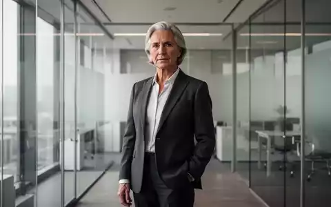 Eine professionelle Person in einem modernen Büro, die Gelassenheit und psychologische Widerstandsfähigkeit ausstrahlt. - Foto: über boerse-global.de