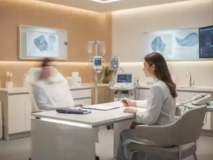 Heller, moderner Behandlungsraum in einer medizinischen Einrichtung mit Fokus auf eine ganzheitliche Patientenbetreuung. - Foto: über boerse-global.de