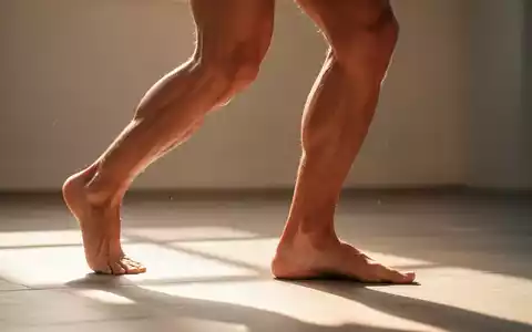 Nahaufnahme von Beinen bei gymnastischen Übungen zur Förderung der Durchblutung an einem sonnigen Sommertag. - Foto: über boerse-global.de