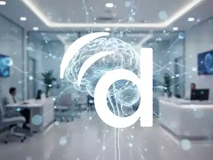 Abstraktes, modernes medizinisches Umfeld mit digitalen KI-Lichteffekten, die technologischen Fortschritt symbolisieren. - Foto: über boerse-global.de