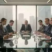 Professionelle Business-Gruppe bei einer strategischen Besprechung in einem modernen Bürogebäude. - Foto: über boerse-global.de
