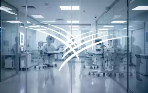 Moderne, sterile medizinische Einrichtung in kühlem Licht als Symbol für strategische Investitionen im Gesundheitssektor - Foto: über boerse-global.de