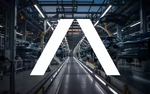 Abstrakte Darstellung einer modernen Automobilfertigung in gedimmtem Licht, die eine vorsichtige Marktstimmung vermittelt. - Foto: über boerse-global.de