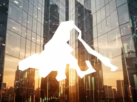Abstrakte Darstellung moderner Finanzarchitektur und Marktoptimismus bei Sonnenaufgang. - Foto: über boerse-global.de