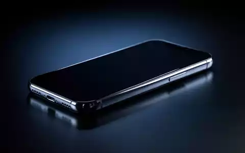 Nahaufnahme eines modernen, hochwertigen Smartphones auf einer dunklen, reflektierenden Oberfläche in minimalistischem Design. - Foto: über boerse-global.de