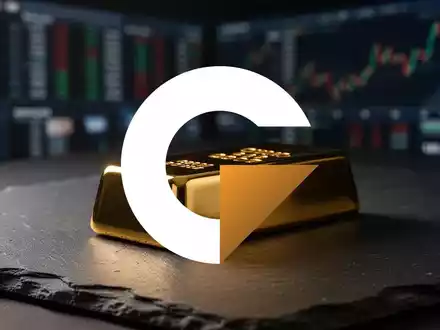 Ein glänzender Goldbarren auf dunklem Schieferuntergrund in einer professionellen, stimmungsvollen Finanzumgebung. - Foto: über boerse-global.de