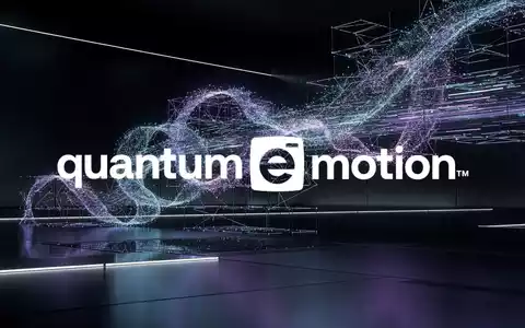 Abstrakte Darstellung von Quantencomputing-Technologie mit leuchtenden Lichtpartikeln und digitalem Netzwerk. - Foto: über boerse-global.de