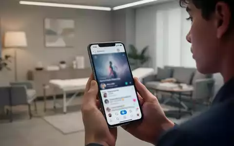 Ein Smartphone mit Social-Media-Oberfläche in einer ruhigen, professionellen Umgebung, das den Fokus auf digitale Verantwortung legt. - Foto: über boerse-global.de