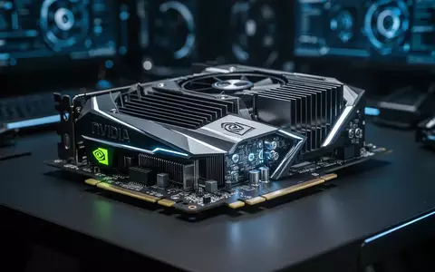 Eine NVIDIA CMP 170HX Grafikkarte auf einem Technik-Arbeitstisch mit Fokus auf die Hardware-Komponenten. - Foto: über boerse-global.de