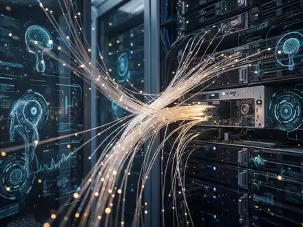 Moderne Serverinfrastruktur und digitale Datenvisualisierungen als Symbol für Investitionen in KI und Robotik. - Foto: über boerse-global.de