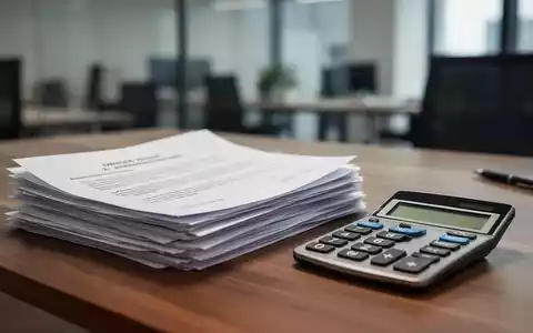 Ein Schreibtisch mit Unterlagen und einem Taschenrechner als Symbol für die arbeitsrechtliche Debatte um Minijobs. - Foto: über boerse-global.de