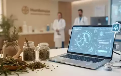 Moderne medizinische Praxis mit Elementen der Traditionellen Chinesischen Medizin und digitaler Gesundheitstechnologie. - Foto: über boerse-global.de