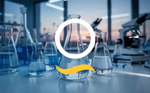 Abstrakte Darstellung eines modernen Biotechnologie-Labors in kühler, professioneller Ästhetik. - Foto: über boerse-global.de