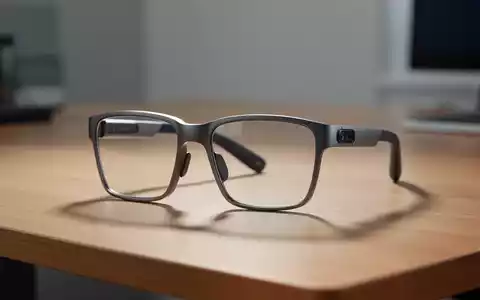 Moderne Smart Glasses mit integrierter Kamera auf einem Schreibtisch, symbolisiert Datenschutzbedenken und Wearable-Technologie. - Foto: über boerse-global.de