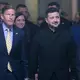 Der ukrainische Präsident Wolodymyr Selenskyj traf vergangene Woche in Washington unter anderem den demokratischen Senator Richard Blumenthal. (Archivbild) - Bild: Rod Lamkey/AP/dpa