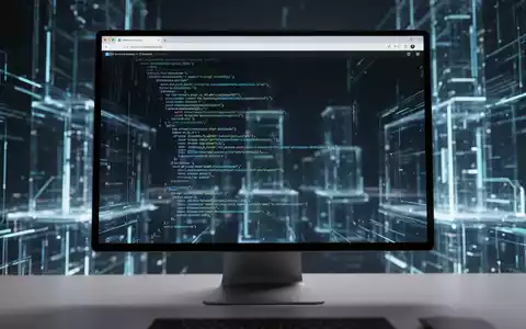 Nahaufnahme einer Browseroberfläche auf einem Computerbildschirm, die Softwaremigration und digitale Architektur darstellt. - Foto: über boerse-global.de