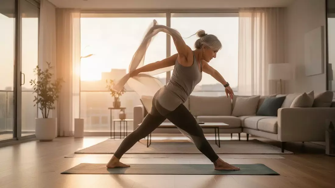 Fitness ab 40: 5-Minuten-Routine gegen Morgensteifigkeit und Bauchfett