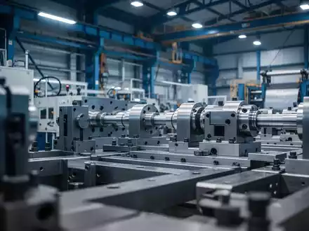 Moderne Industriehalle mit Produktionsanlagen als Symbol für die Herausforderungen des deutschen Industriestandorts. - Foto: über boerse-global.de