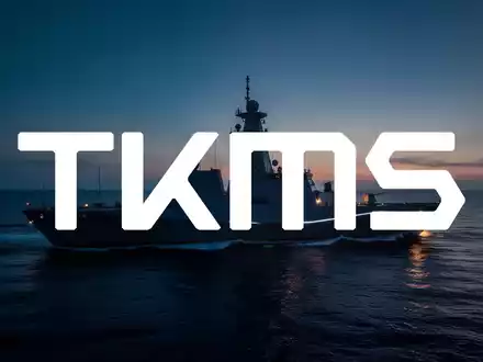 Modernes Kriegsschiff bei Dämmerung auf dem Ozean, symbolisiert maritime Verteidigungstechnologie. - Foto: über boerse-global.de