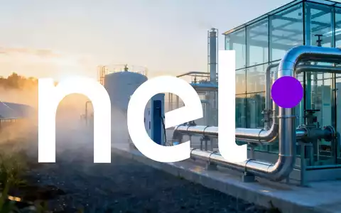 Moderne Wasserstoff-Energieanlage in der Morgendämmerung als Symbol für die Energiewende - Foto: über boerse-global.de