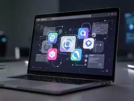 Digitale Benutzeroberfläche mit Browser-Erweiterungen auf einem Laptop-Bildschirm. - Foto: über boerse-global.de