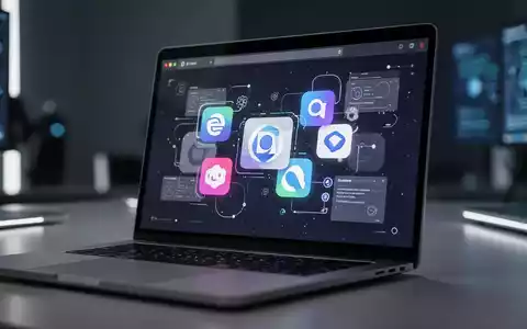 Digitale Benutzeroberfläche mit Browser-Erweiterungen auf einem Laptop-Bildschirm. - Foto: über boerse-global.de