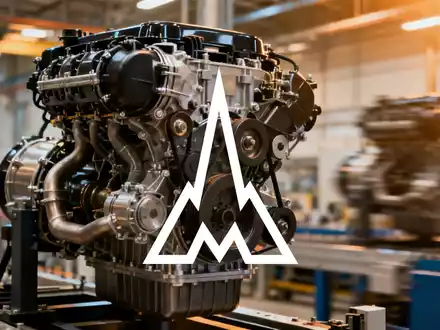 Abstrakte Darstellung einer modernen Industrieanlage mit Fokus auf technisches Wachstum und positive Marktdynamik. - Foto: über boerse-global.de