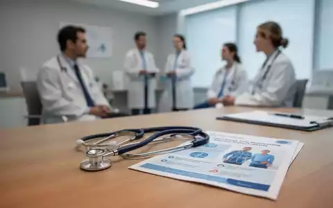 Medizinische Utensilien und Informationsmaterial zur Krebsvorsorge in einer hellen, professionellen Arztpraxis. - Foto: über boerse-global.de
