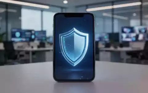 Modernes Smartphone mit einem digitalen Sicherheitssymbol auf dem Display als Metapher für Datenschutz. - Foto: über boerse-global.de