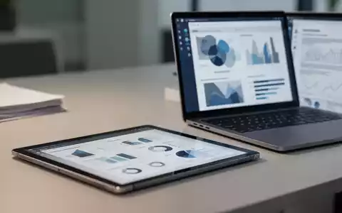 Modernes Büro mit Laptop und Tablet für die digitale Personalverwaltung. - Foto: über boerse-global.de
