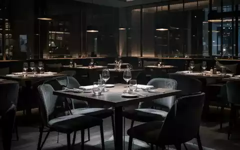 Leerer Gastraum eines Restaurants mit gedimmtem Licht als Symbol für die wirtschaftliche Krise in der Gastronomie. - Foto: über boerse-global.de