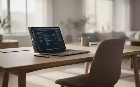 Ein moderner, aufgeräumter Homeoffice-Arbeitsplatz mit Laptop auf einem Schreibtisch in einer hellen Wohnung. - Foto: über boerse-global.de