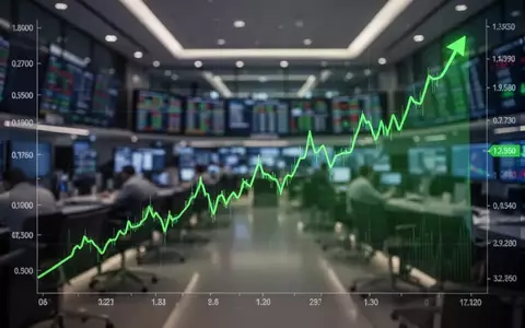 Steigende grüne Aktienkurve auf einem digitalen Finanzchart - Foto: über boerse-global.de