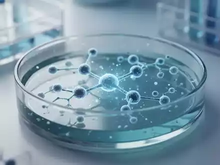 Wissenschaftliche Laborumgebung mit molekularen Strukturen zur Darstellung medizinischer Forschung an Krankheitserregern. - Foto: über boerse-global.de