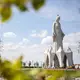 Die riesige Marienstatue im polnischen Dorf Konotopie gilt als die größte Europas. - Bild: Agnieszka Bielecka/PAP/dpa