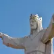 Die Christus-Figur in Swiebodzin steht 70 Kilometer von der deutsch-polnischen Grenze entfernt. (Archivbild) - Bild: Patrick Pleul/dpa-Zentralbild/dpa