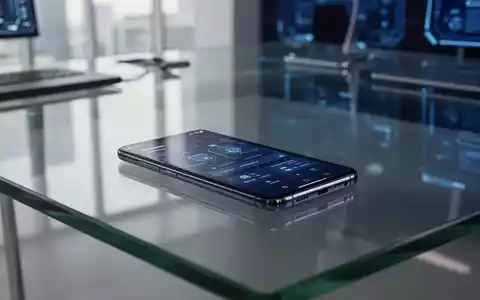 Ein modernes Smartphone auf einem Schreibtisch in einem Büro, das die digitale Regulierung und den App Store symbolisiert. - Foto: über boerse-global.de
