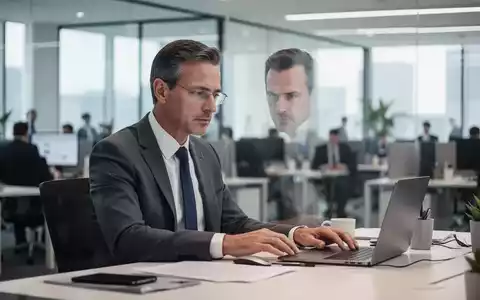 Ein älterer Mitarbeiter arbeitet konzentriert an einem modernen Schreibtisch in einem hellen Büro. - Foto: über boerse-global.de