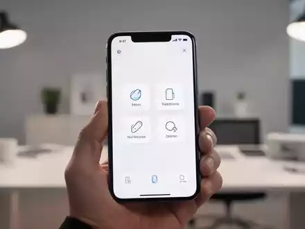 Modernes iPhone mit vereinfachter, kontrastreicher Oberfläche für Barrierefreiheit. - Foto: über boerse-global.de