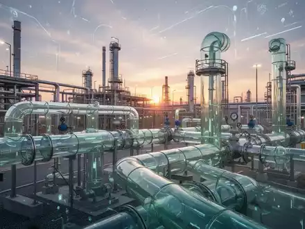 Moderne Tankanlage und industrielle Infrastruktur für Biokraftstoffe vor einem Sonnenuntergang. - Foto: über boerse-global.de