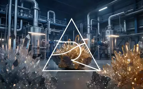 Abstraktes Bild einer industriellen Verarbeitungsanlage für Seltene Erden mit Fokus auf Investition und Rohstoffgewinnung. - Foto: über boerse-global.de