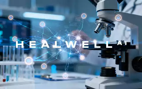Abstrakte Darstellung von medizinischer KI-Technologie und Datenströmen in einem klinischen Umfeld. - Foto: über boerse-global.de