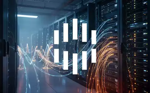 Moderne Rechenzentrumsinfrastruktur mit leuchtenden Glasfaserkabeln und Server-Racks in einer atmosphärischen Umgebung. - Foto: über boerse-global.de