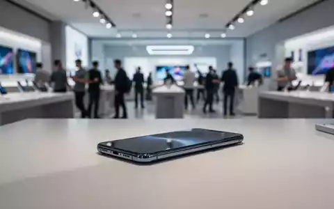 Ein modernes Smartphone auf einem eleganten, minimalistischen Büroschreibtisch in einem professionellen Einzelhandelsumfeld. - Foto: über boerse-global.de