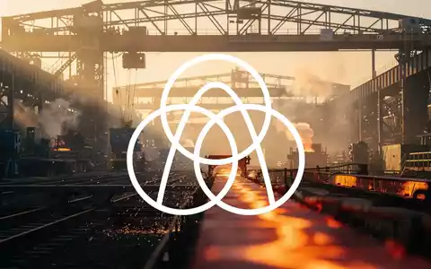 Industrielle Stahlanlage bei goldenem Licht, symbolisierend Stabilität und industrielle Fertigung. - Foto: über boerse-global.de