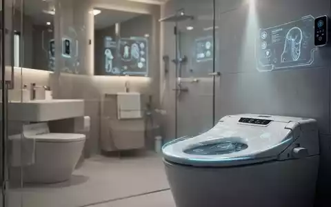 Modernes Badezimmer mit einer technologisch fortschrittlichen Smart-Toilette in einem minimalistischen, hellen Design. - Foto: über boerse-global.de